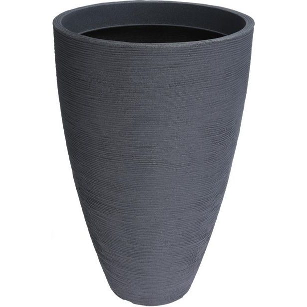 PROGARDEN Květináč žebrovaný 45 x 69 cm šedá KO-Y54192370