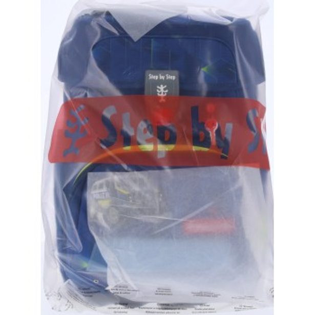 Školní aktovka Step by Step CLOUD, Police Truck Charly - 5 dílný set, AGR certifikát