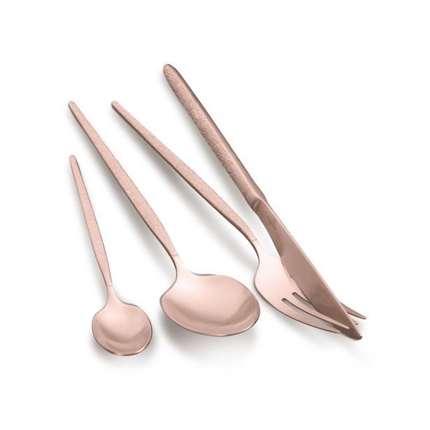 BERLINGERHAUS Sada příborů 24 ks satén Rosegold Metallic Line BH-2641