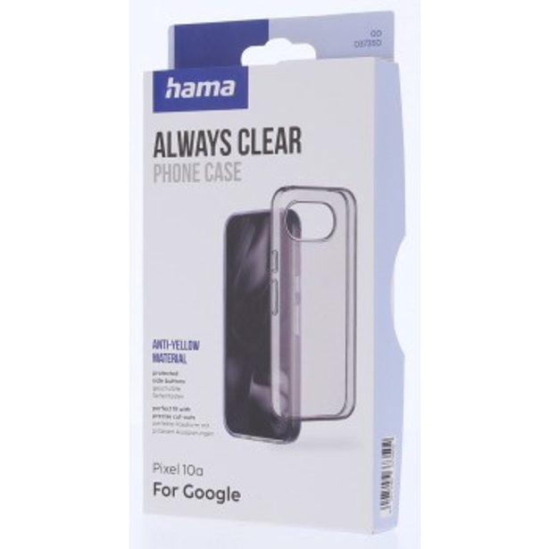 Hama Always Clear, kryt pro Google Pixel 10a, vždy průhledný, nežloutne