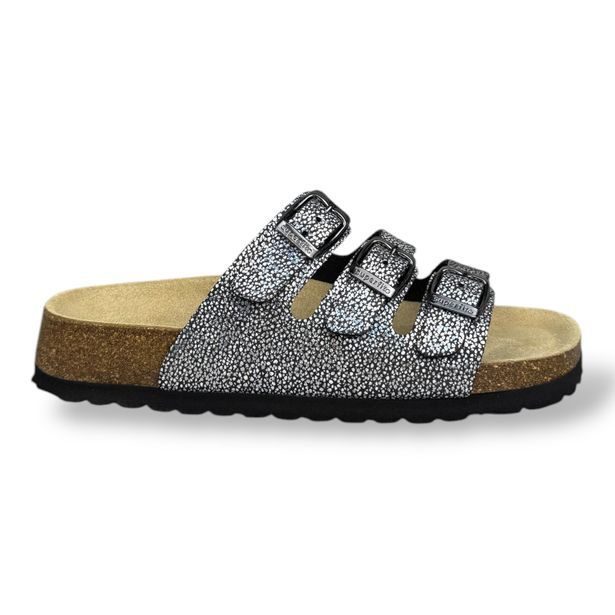 Dívčí pantofle Superfit 1-800113-0020 FUSSBETTPANTOFFEL SCHWARZ