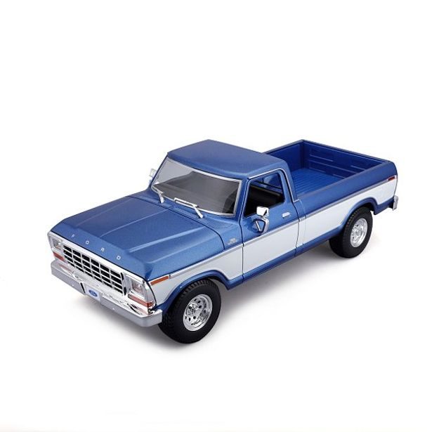Maisto Maisto - 1979 Ford F150 Pick-up, metal modrá, bílá, 1:18