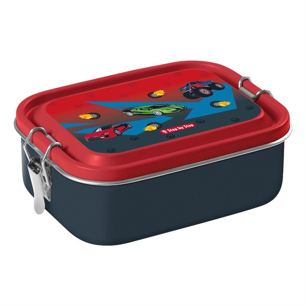 Krabička na svačinu z nerezové oceli Step by Step, Car