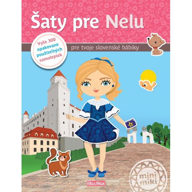 Šaty pre NELU ─ Kniha samolepiek