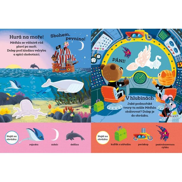 MÉĎULA ŠIKULA: POZNÁVÁME ZVÍŘÁTKA – Samolepková knížka