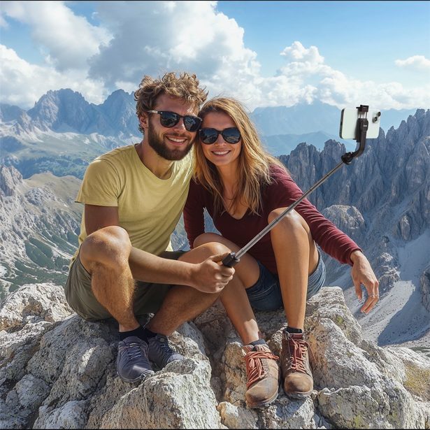 Hama Fancy Stand 70 II, selfie tyč a stativ pro telefon, Bluetooth dálková spoušť