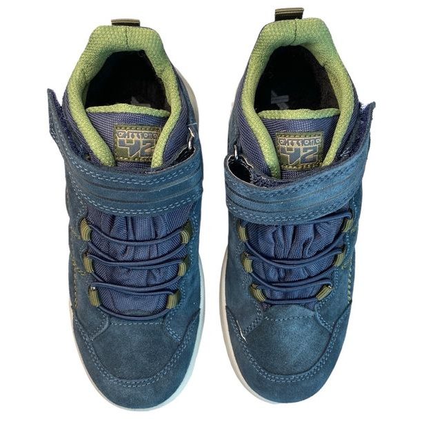 Dětské boty s fleecem IMAC - Blue/Olive