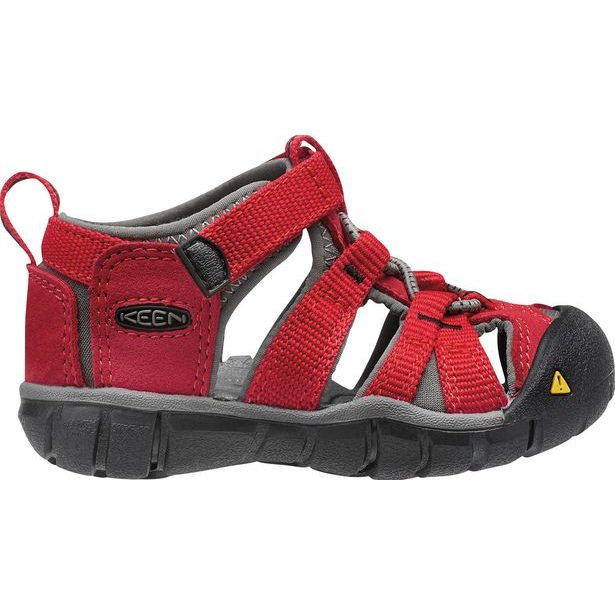 Sandály KEEN SEACAMP II CNX TOTS racing red/gargoyle