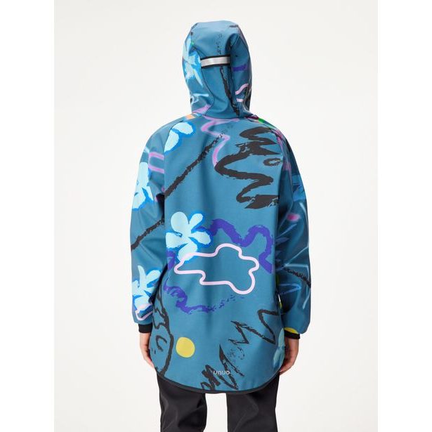 Unuo, Dětská softshellová bunda s fleecem Basic, Kobaltová, Fantazie