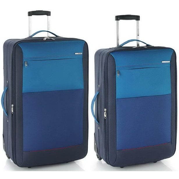 Gabol Cestovní kufry M+L REIMS 111005; modrá