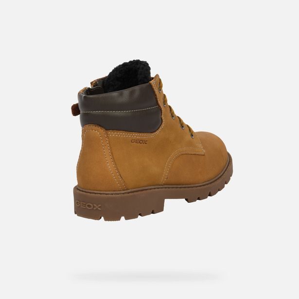 Hnědé chlapecké tenisky Geox Shaylax Boy