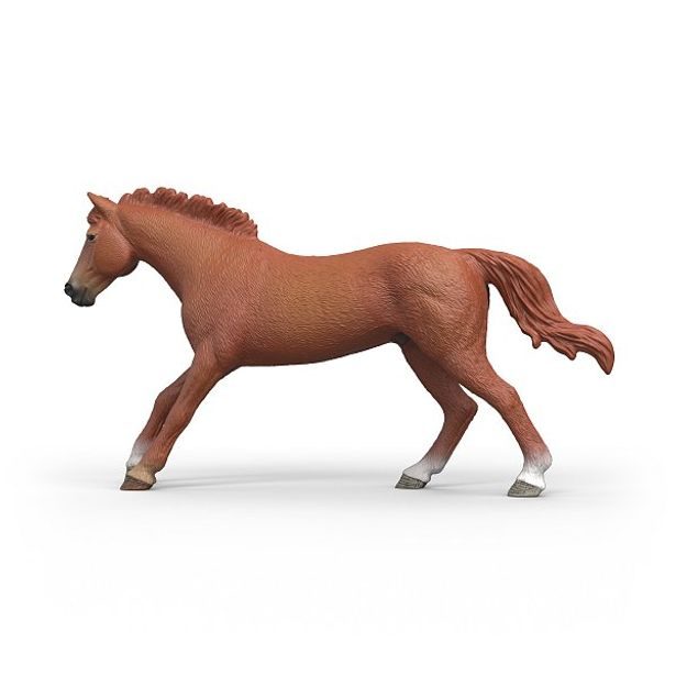 SCHLEICH Zvířátko - hřebec anglického plnokrevníka