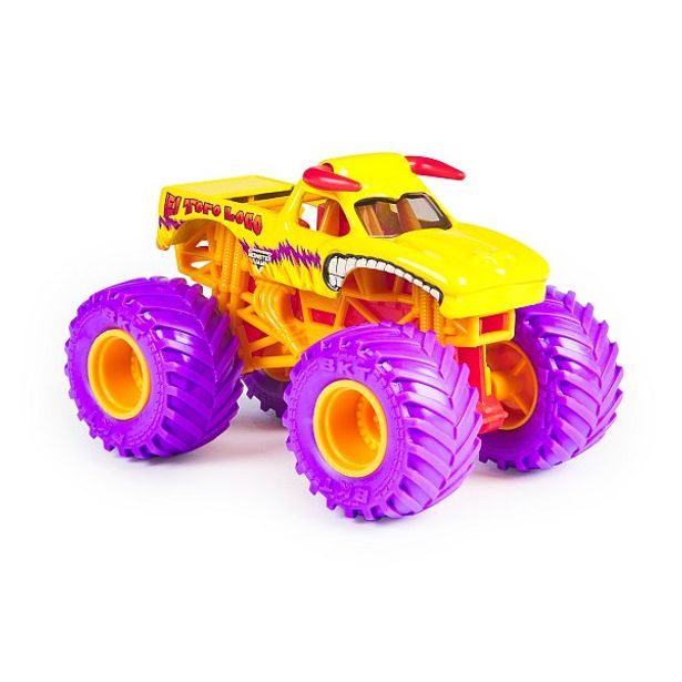 SpinMaster MONSTER JAM - sběratelský kovový model Monster Truck, El Toro Loco, assort, 1:64