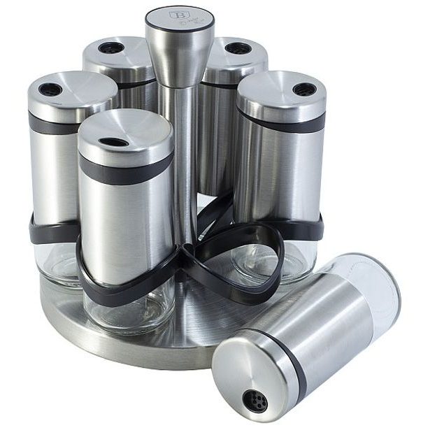 BERLINGERHAUS Kořenky ve stojanu nerez sada 7 ks BH-1991