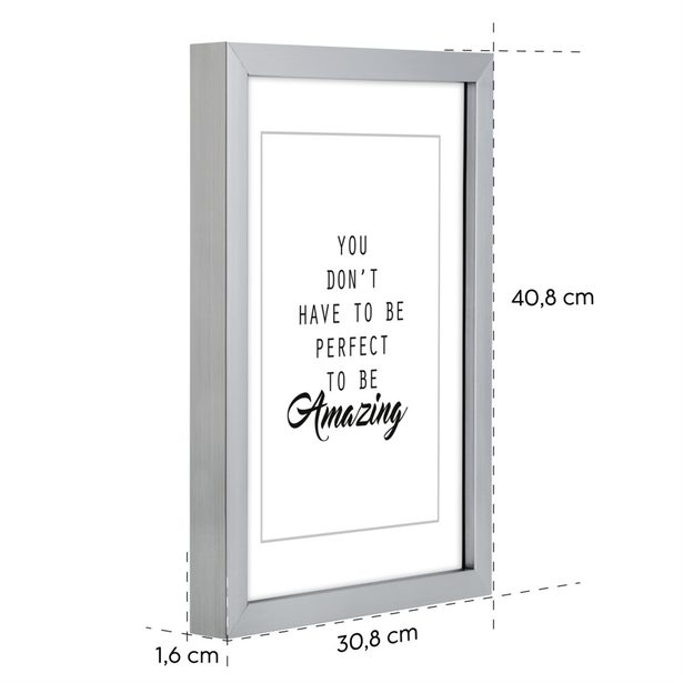 Hama rámeček plastový CHIARO, stříbrná, 30x40 cm