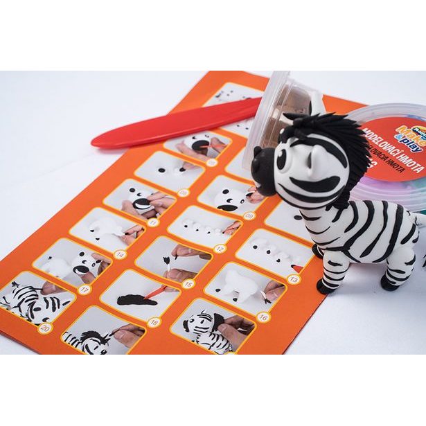 MODELO Samotvrdnoucí hmota divoká zvířata