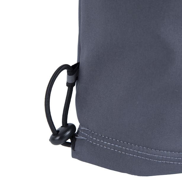 MODADETI_ADELLiNO Softshellové nepromokavé kalhoty podšité fleecem šedé