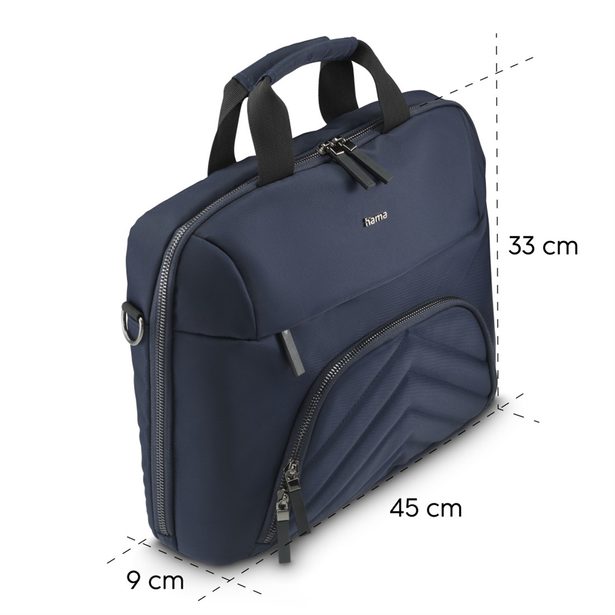 Hama Premium Lightweight, brašna na notebook, 40-41 cm (15,6-16,2“), recyklovaný PET, tmavomodrá