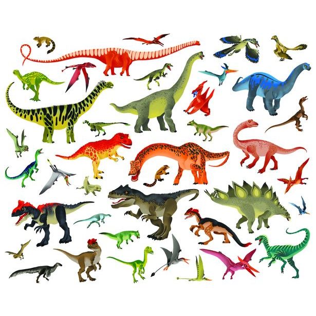 Čítaj a nalepuj – MEDZI DINOSAURAMI, kniha se samolepkami