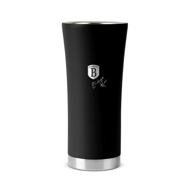 BERLINGERHAUS Termohrnek s dvojitou stěnou nerez 0,5 l Matte Black Collection BH-8751