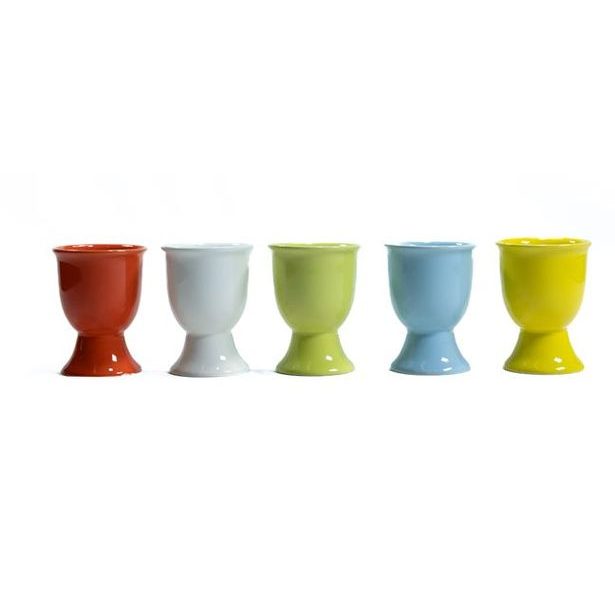 kalíšek na vejce, MIX BAREV, keramika
