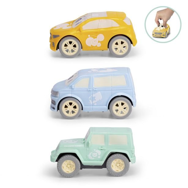 ABC Cozy Friends auto 11 cm, 3 druhy