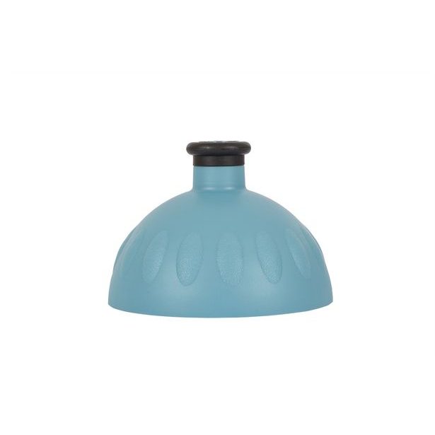 Zdravá láhev - víčko šedomodré/zátka černá