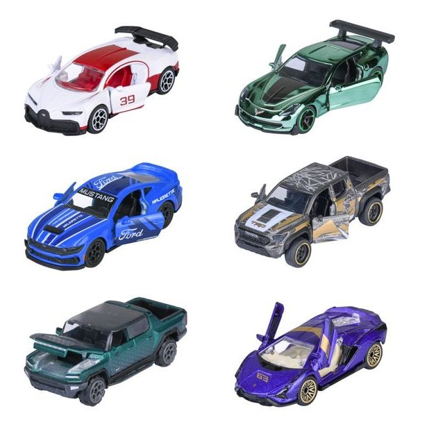 Autíčko Deluxe Cars, 6 druhů