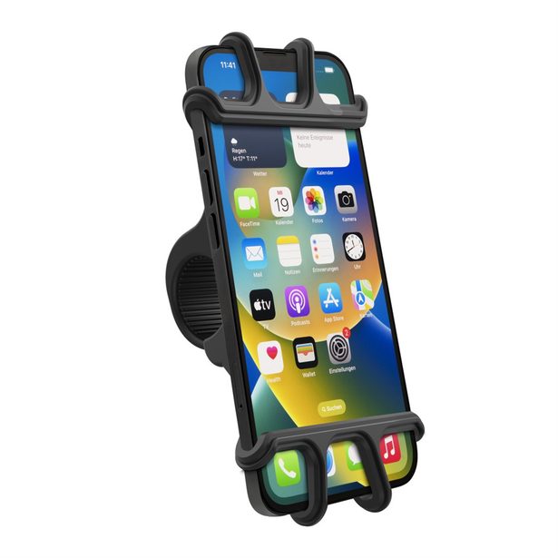 Hama Flexible, držák mobilu na řídítka jízdního kola, pro zařízení s šířkou 6-8 cm a výškou 13-15 cm