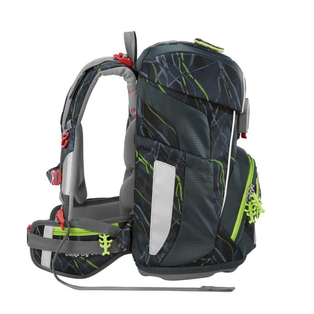 Školní aktovka Step by Step FIT, Danger Cat Chiko - 5 dílný set, AGR certifikát