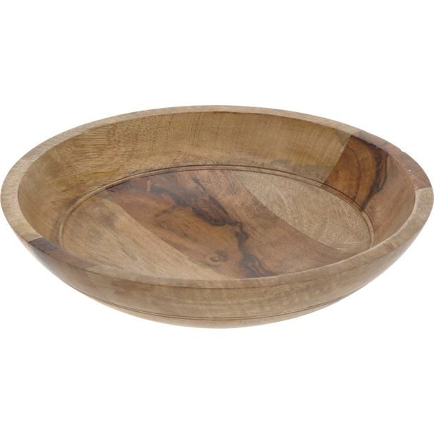 EXCELLENT HOUSEWARE Mísa servírovací mangové dřevo 30 x 6,8 cm hnědá KO-A55700080