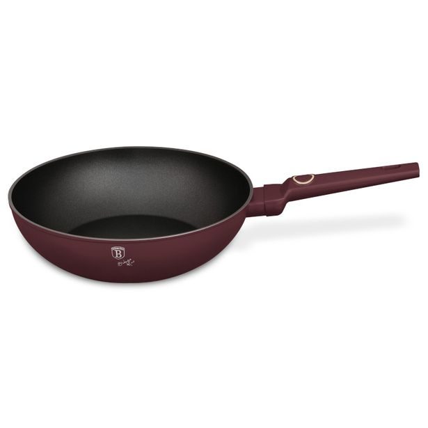 BERLINGERHAUS Pánev wok s titanovým povrchem 28 cm Leonardo Collection BH-8033