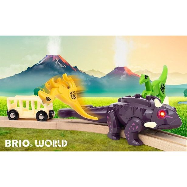 BRIO Vlaková sada dinosauří útok