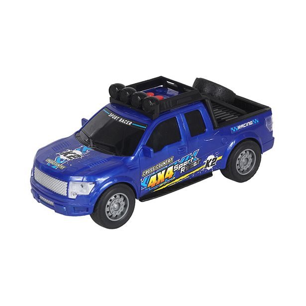 Auto se zvukem a světlem, modré