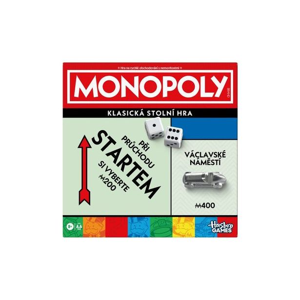 HASBRO - MONOPOLY Classic CZ verze