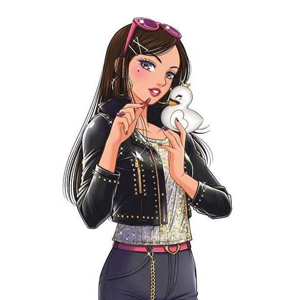 Crazy CHIC - Make-up sada labuť