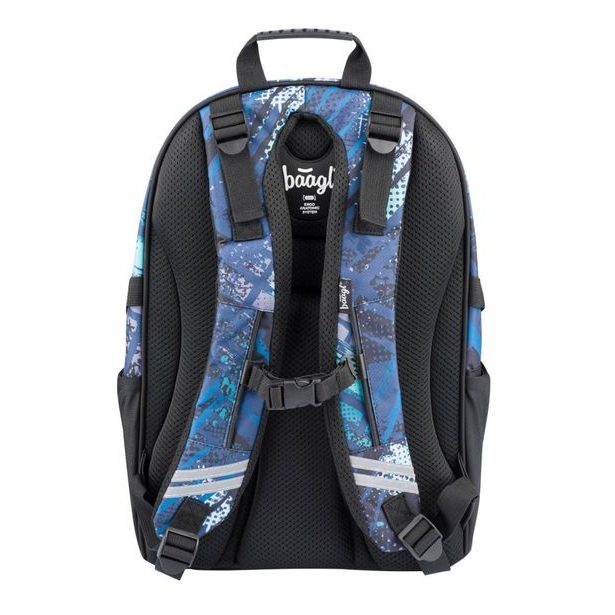 BAAGL SET 3 Skate Struktury: batoh, penál, sáček Baagl