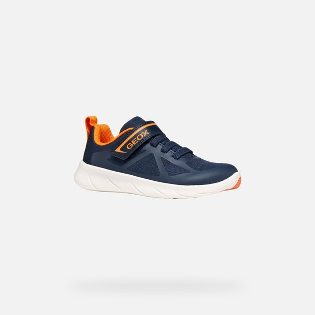 Tmavě modré chlapecké barefoot tenisky Geox Foot-run