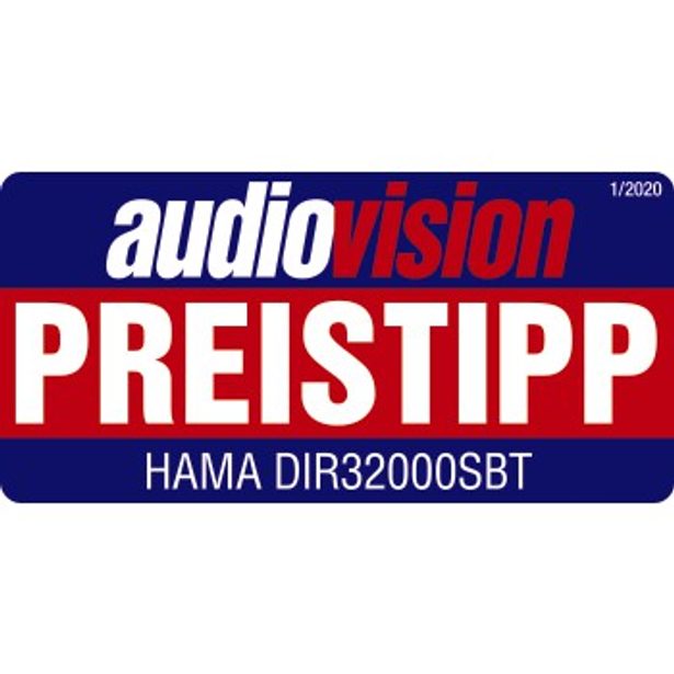 Hama digitální a internetové rádio DIR3200SBT, FM/DAB/DAB+/, Bluetooth, bílé, ovládaní App