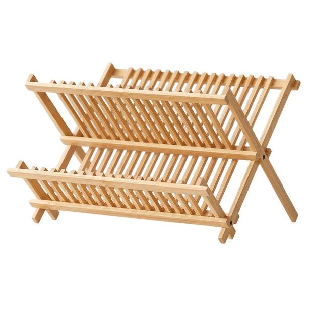 EXCELLENT HOUSEWARE Odkapávač na nádobí bambus KO-784610280