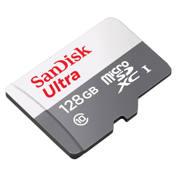 SanDisk Ultra microSDXC 128 GB 100 MB/s Class 10 UHS-I, s adaptérem