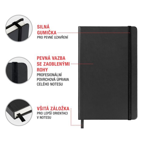 Notes Superman – Bang, linkovaný, 13 × 21 cm Baagl