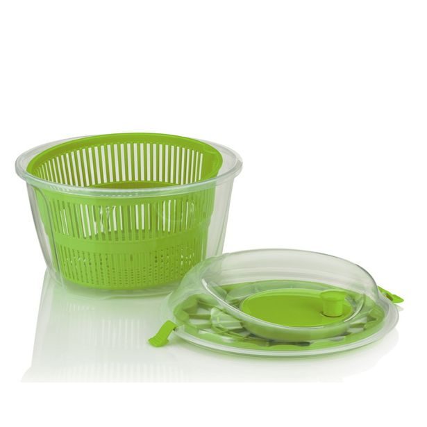 KELA Odstředivka na salát MAILIN, plast, zelená KL-11906