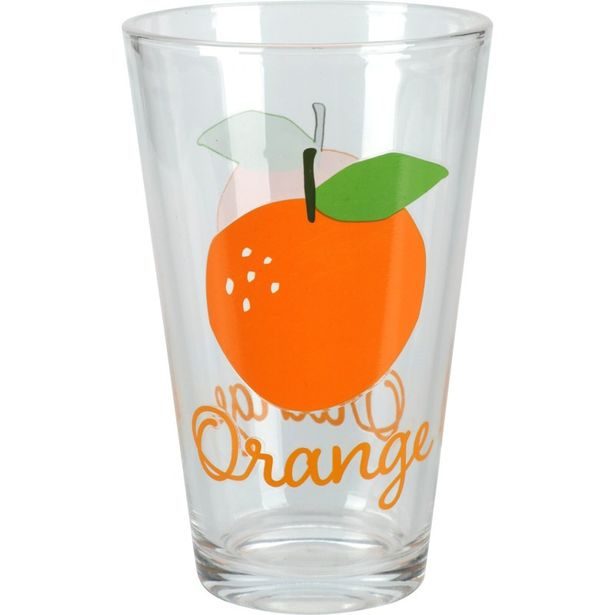 EXCELLENT HOUSEWARE Sklenice 300 ml sada 3 ks oranžová Orage KO-170488900cerv