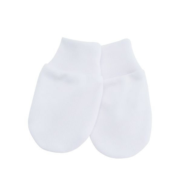 Dětské rukavice bavlněné jednobarevné bílé