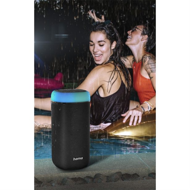 Bluetooth reproduktor Shine 2.0, LED podsvícení, IPx4, černý