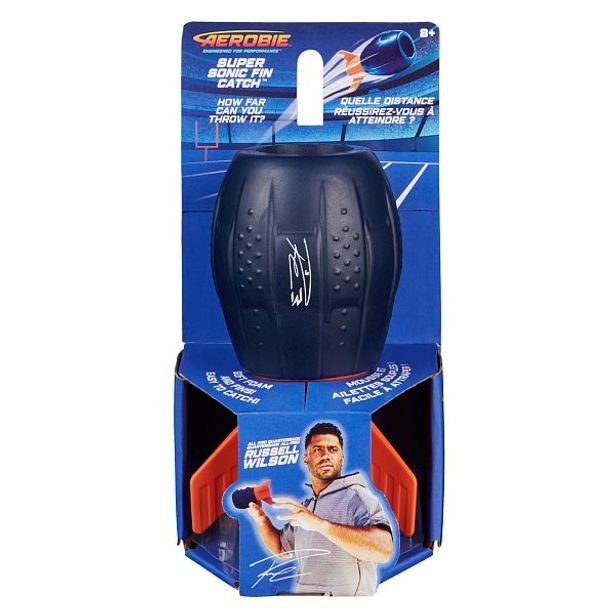 SpinMaster AEROBIE - Super Sonic aerodynamický americký fotbalový míč/raketa, 13,3x8,3x8,3 cm