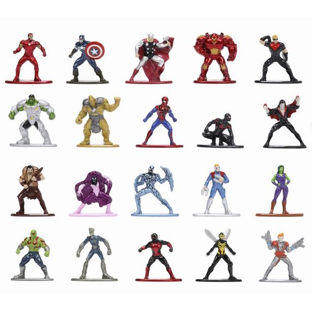 Kovové Nano sběratelské figurky od Marvel 20ks