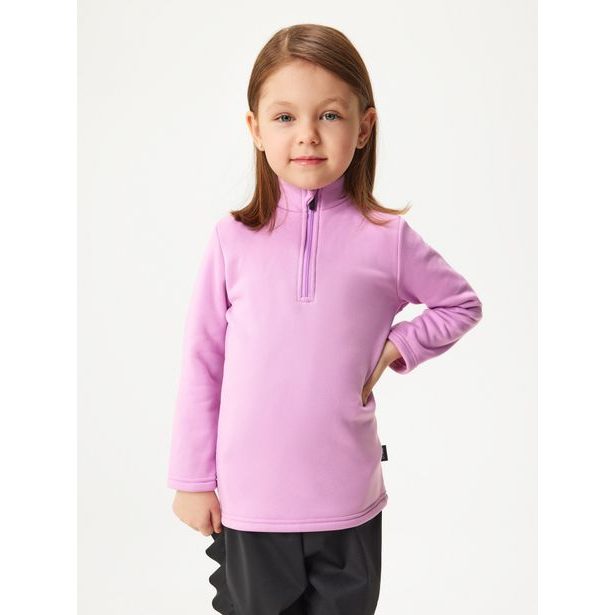 Unuo, Dětská fleecová mikina Tecnostrech, Fialová