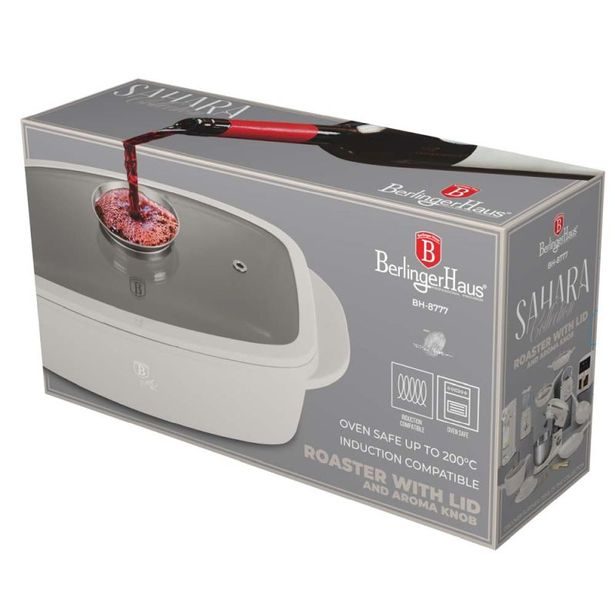 BERLINGERHAUS Pekáč do trouby s Aroma víkem 6 l Sahara Collection BH-8777